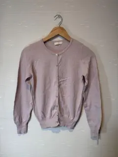 earth music&ecology 薄ピンク　カーディガン M レディース