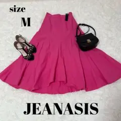 ♡新品♡ JEANASIS キリカエフレアマキシスカート ピンク Mのサムネイル