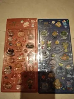 BGM　喫茶アラモード きゅるるんシール 2種