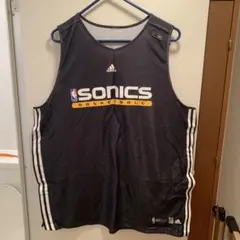 adidas リバーシブルSONICS バスケットボールタンクトップ