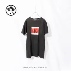 【アメリカ製】90’s Calvin Klein ボックスプリント Tシャツ
