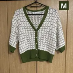 しまむら　☆KHALITA★半袖カーディガン☆レディース