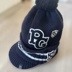 パーリーゲイツロゴ ポンポン付きニットキャップ