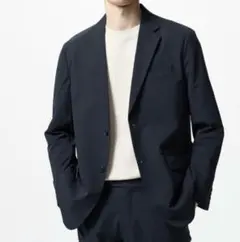 新品　ユニクロ　感動ジャケット（ライト）Navy サイズM