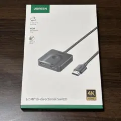 UGREEN HDMI 切り替え器 セレクター 2入力1出力 双方向 4Kのサムネイル