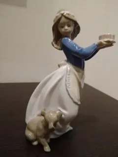 NAO 陶器人形 1026 ウッドランドフレンズ woodland Friends ポーセリン ナオ フィギュリ 女の子 うさぎ リヤドロ LLADRO 置物 札幌 北20条店 2503_ongaku_v_kago.jpg