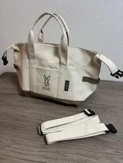 DOD キャンバスミニトートバッグ ベージュ