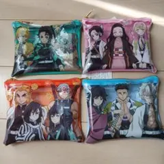 鬼滅の刃 PVCポーチ 4個セット