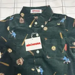 新品!!ミキハウス　コーデュロイシャツ　80