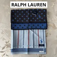 【新品】RALPH LAUREN ラルフローレン ハンカチ 2枚セット