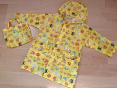 ベビーレインコート イエロー アンパンマン