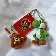 スーパーマリオ ヨッシー カレーパンマン　ストラップ