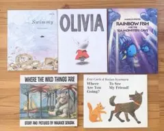 英語多読 洋書絵本 5冊セット Swimmy, OLIVIA 他3冊