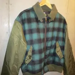 SupplierサプライヤーcheckedチェックMA-1 jacket M