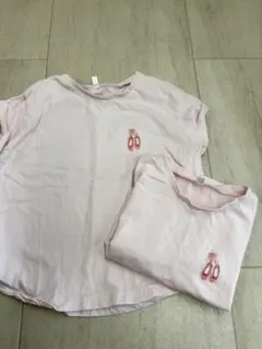 ベビー服キッズ服　トップスTシャツ　お揃い　100.130