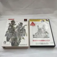 【動作確認済み】メタルギアソリッド2.3セット プレステ2ソフト