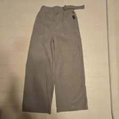 Cheeress ベージュ ワイドパンツ 160