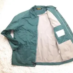 美品◎BLUCO WORK GARMENT ブルコ コーチジャケット グリーンのサムネイル