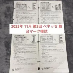 新品 2025年 11月 第３回ベネッセ・駿台 共通テスト模試 た*宮様 2025 11月 駿台・ベネッセ共通テスト模試 高3 問題と解答