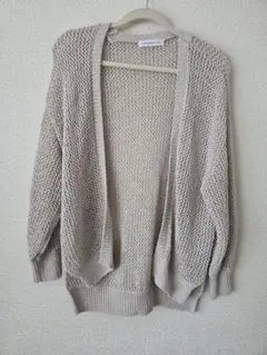 【URBAN RESEARCH】ベージュニットカーディガン