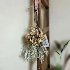 ✳️感謝価格‼️秋色紫陽花✳︎彩り小花ドライフラワー スワッグ