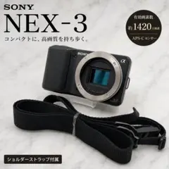 SONY NEX-C3 ミラーレス一眼カメラ 本体とストロボ SONY NEX-C3 ミラーレス一眼カメラ 本体とストロボ - メルカリ