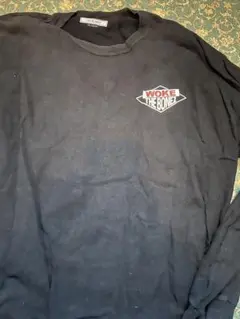 WOKE THE BONEZ ブラック 長袖カットソー XLとL