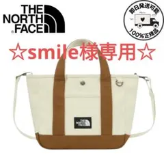 韓国限定 新品 ノースフェイス キャメル ショルダートートバッグ