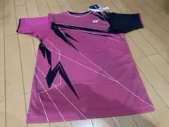 YONEX バドミントンシャツ YY-027GJ Sサイズ ピンク/ネイビーのサムネイル