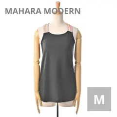 MAHARA MODERN 三つ編ブレードタンクトップ ブラック アジアン