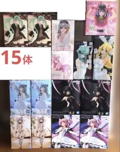 最新 美少女フィギュアまとめ売り 15体 未開封 初音ミク 宇崎月 まどマギ 他