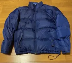 L.L.Beanエルエルビーンダウンジャケット リバーシブル　ネイビー&水色