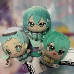 初音ミク ちびぐるみ 初音ミクコレクション vol.1 ぬいぐるみ 3種セット