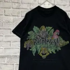 USA製90sヴィンテージTシャツ！シングルステッチ　ブラック半袖古着M20