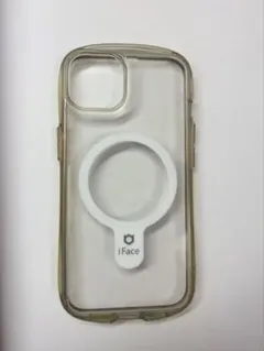 iFace クリアソフトケース iPhone13 マグネット付き