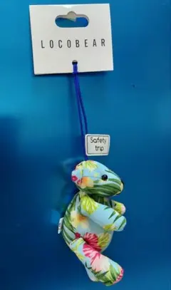 LOCObear フラワーパターンキーホルダー