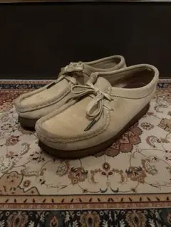 美品 クラークスオリジナル ワラビー タン コンビネーション US7. 5