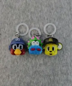 プロ野球マスコット　めじるしアクセサリー　トラッキー　つば九郎　スラィリー