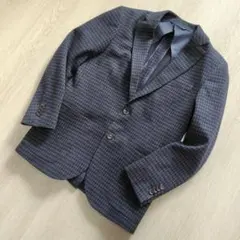 クリスチャンオラーニ 青山 テーラードジャケット ダークネイビー ウール混