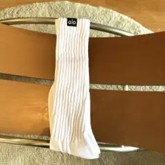未使用！alo Unisex Scrunch Sock ホワイト