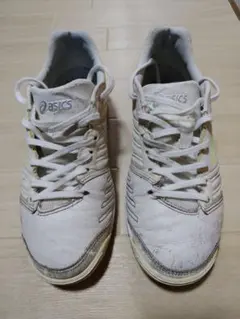 asics フットサルシューズ ホワイト