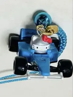 キティ根付け　サーキット限定　レーシングカー ハローキティ サーキット限定 レア！ ストラップ 根付 新品未使用