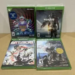 5X456 Xbox One ゲームソフト　4本セット　新品未開封