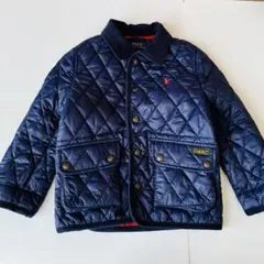 Polo ネイビー キルティングジャケット　3T 100cm
