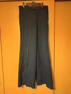 フレア ズボン　グリーン