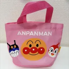 アンパンマン ミニトートバッグ ピンク
