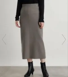 本日削除‼️新品未使用⭐️grove ニットジャカードナロースカート