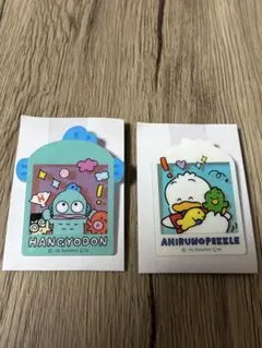 サンリオ ハンギョドン あひるのペックル アクリルブローチ2点セット