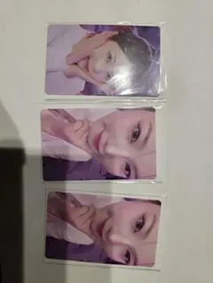 NiziU ハピドロ　AYAKA　フォトカード　ミラーステッカー