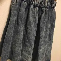 デニムフレアスカート /スピンズ